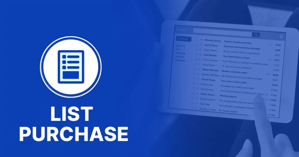 Building a list of purchasers